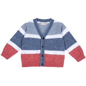 Cardigan CHICCO con bottoni in tricot di cotone