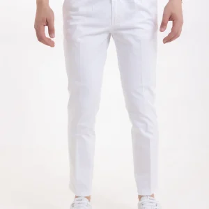 Gold Rush Uomo Pantalone Estivo Bianco New Report