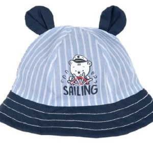 Cappellino CHICCO modello pescatora con orsetto marinaio e orecchiette