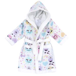 Accappatoio bimba CHICCO color bianco con mostriciattoli colorati