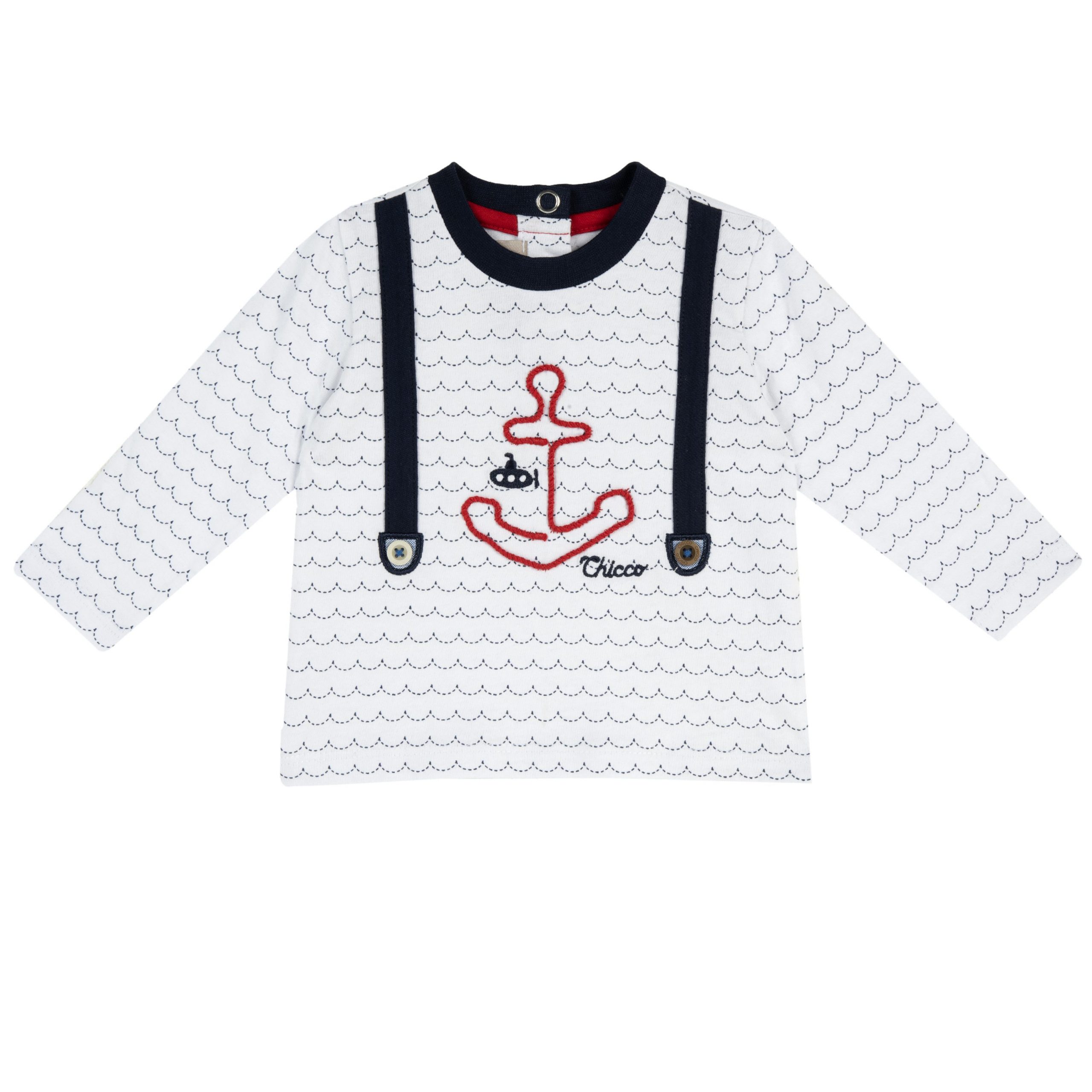 T-shirt CHICCO in manica lunga con ancoretta