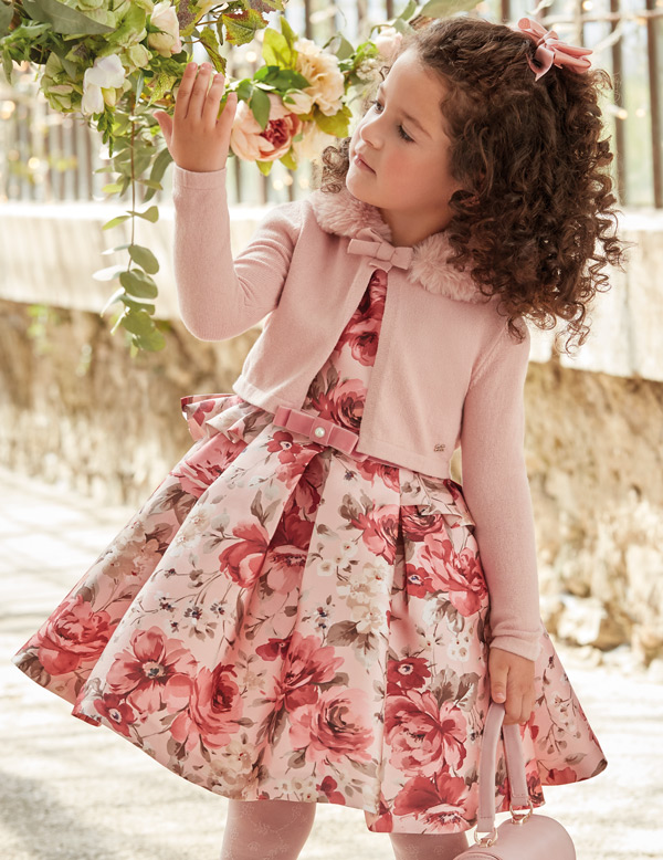 Abito cerimonia ABEL & LULA fantasia floreale - immagine 2