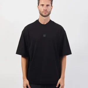 armani exchange uomo t-shirt XM000118 AF10361 UC001 Nero