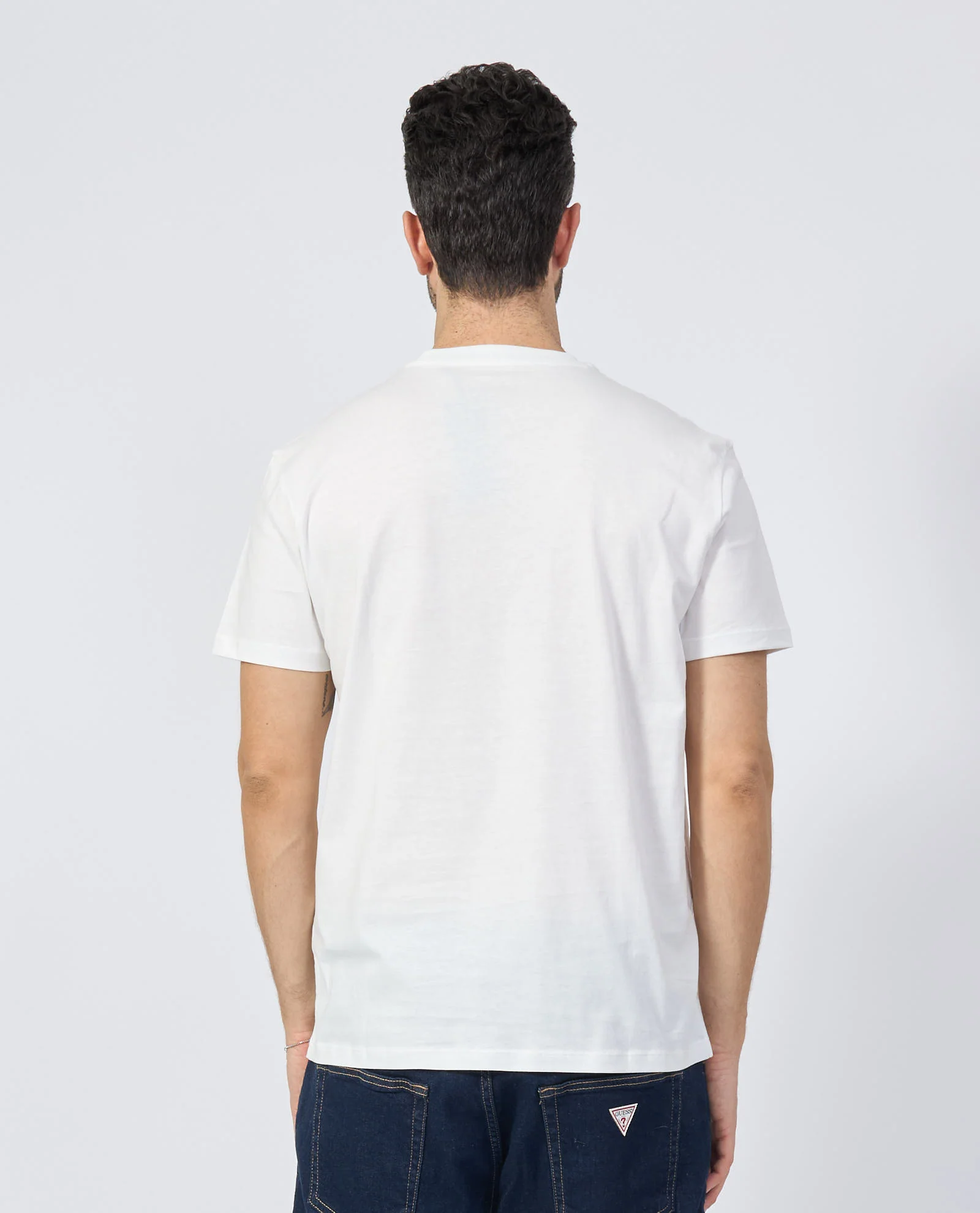 Armani Exchange uomo t-shirt XM000553AF10334 U009 Bianco - immagine 4