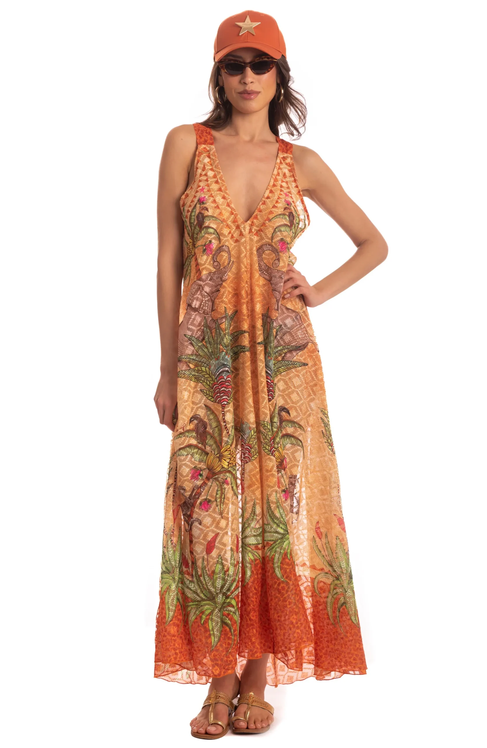 Abito Foulard Safari NERO Pin-Up Stars