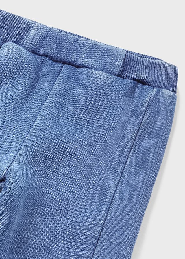 Completo MAYORAL invernale con felpa multicolore e pantalone felpa color jeans - immagine 6