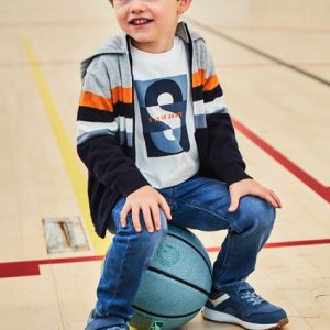 Cardigan autunnale invernale MAYORAL con cerniera e cappuccio