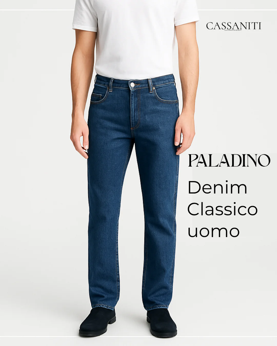 PALADINO Jeans Uomo Classico 5 Tasche Denim - immagine 8