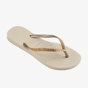 Havaians donna infradito slim glitter 4146975 9177 SAND/GOLDEN LIGHT METALIC