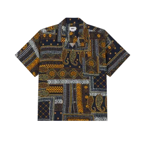 Obey uomo camicia Archie Woven 22MC0001395 nvy