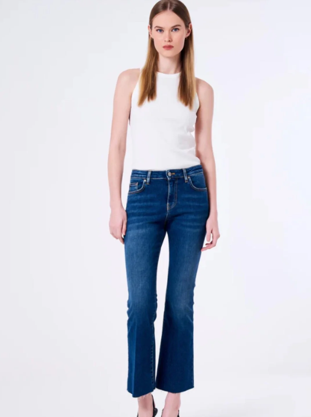 Vicolo donna jeans Icon Gisel DB5125 blu denim - immagine 3