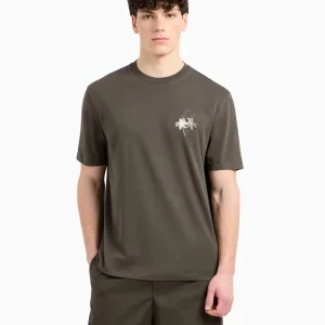 Armani Exchange uomo t-shirt XM000572AF10334 U8120 Verde