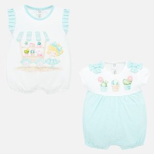 Tutine corte MAYORAL,  linea verde tiffany