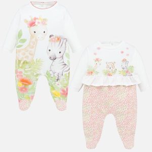 Tutina pigiamino MAYORAL per neonata stampa animaletti