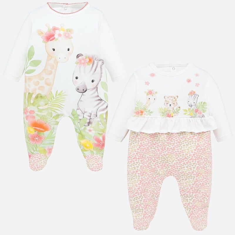 Tutina pigiamino MAYORAL per neonata stampa animaletti