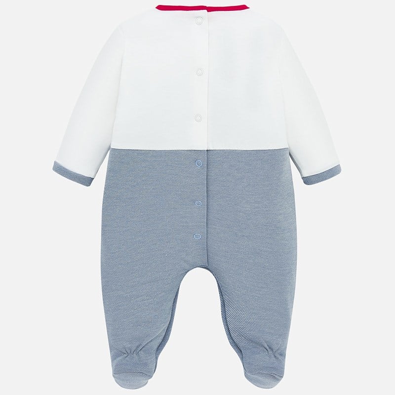 Tutina pigiamino MAYORAL, manica lunga, modello girocollo, orsetto decorativo - immagine 3