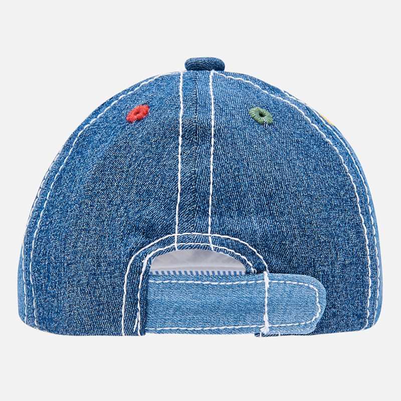 Cappellino MAYORAL , in jeans, design versatile con ricami - immagine 3