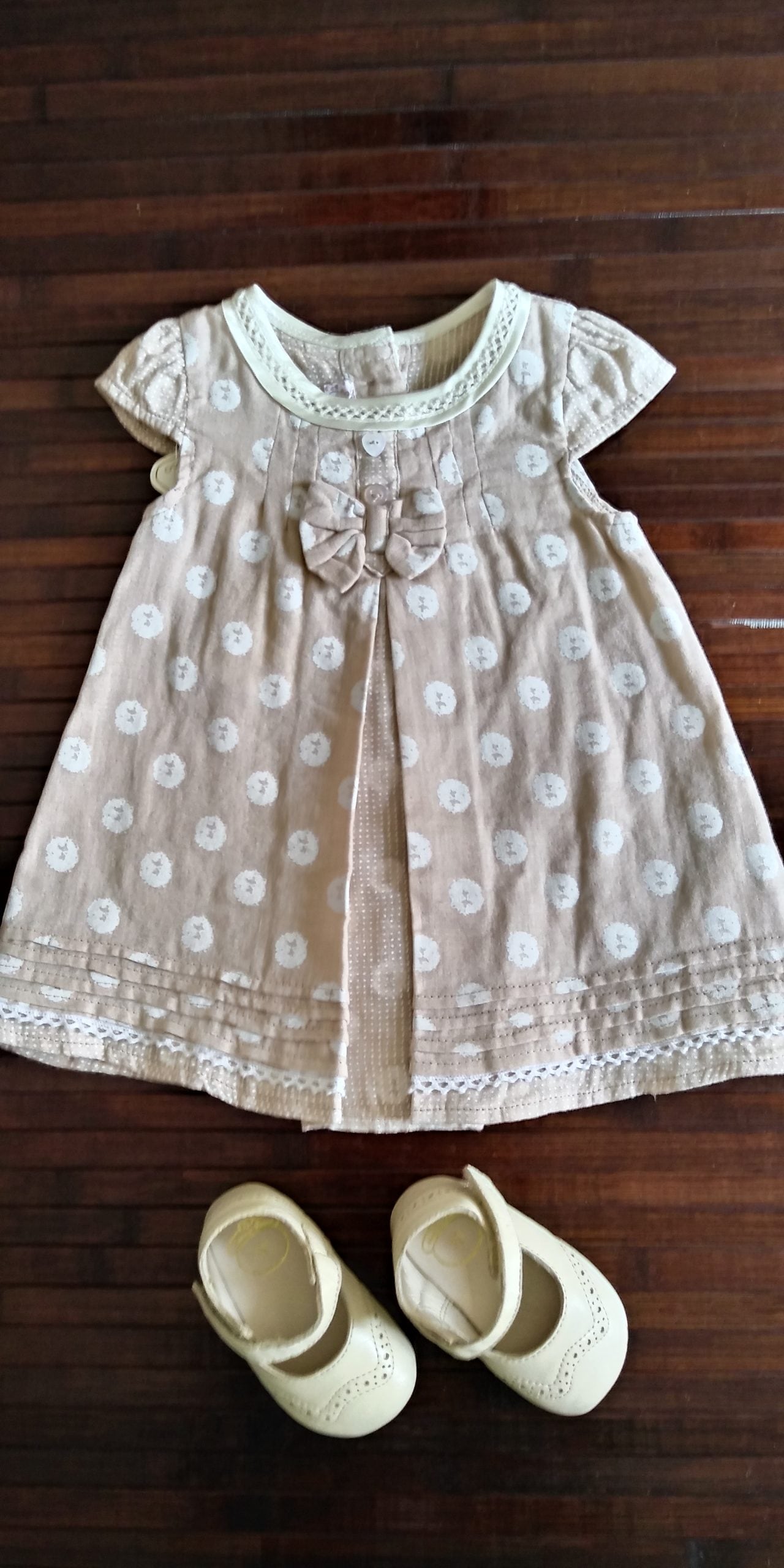 Abito CHICCO per neonata in 100% tessuto di cotone, anche cerimonia - immagine 2