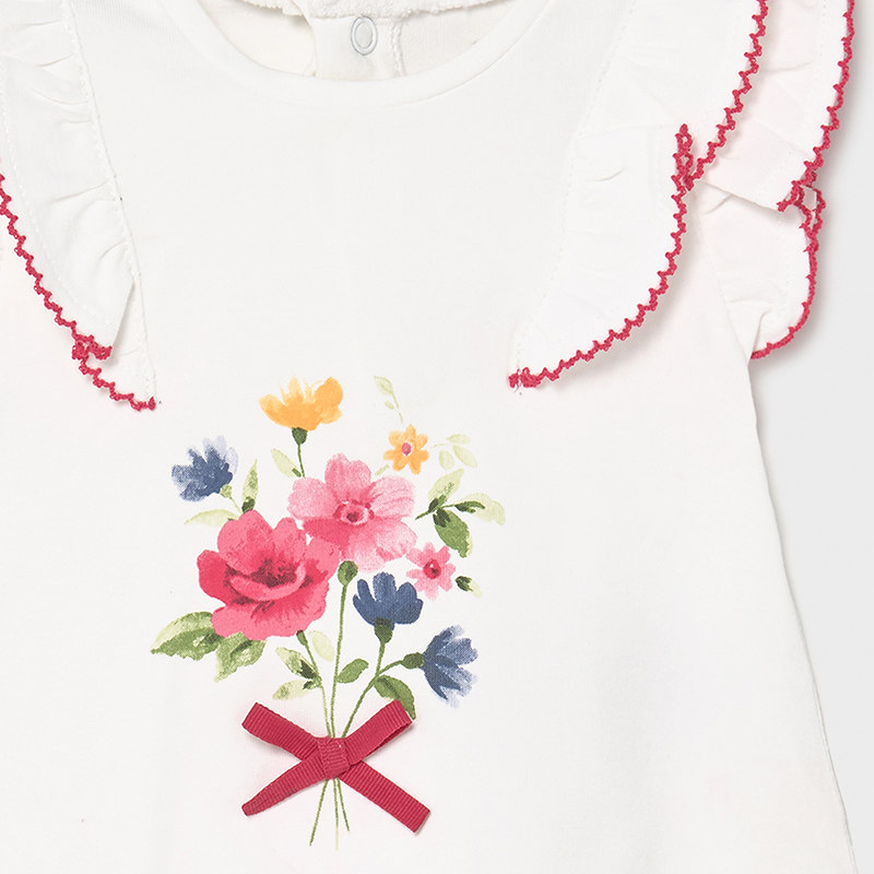 Completo 2 pezzi MAYORAL per neonata in cotone con volants - immagine 4