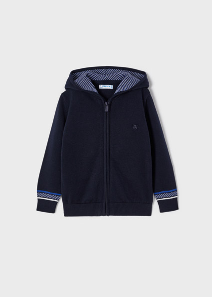 T-shirt MAYORAL per bambino in manica lunga color bianco a righe bluette - immagine 6