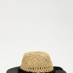 Cappello in paglia a falda larga Twinset