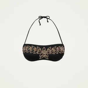 Bikini Fascia da bagno con ricamo e Slip Twinset