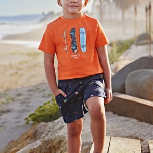 Completo corto in cotone MAYORAL per bambino con t-shirt  + pantaloncino