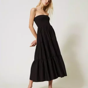 Abito-gonna in popeline Twinset