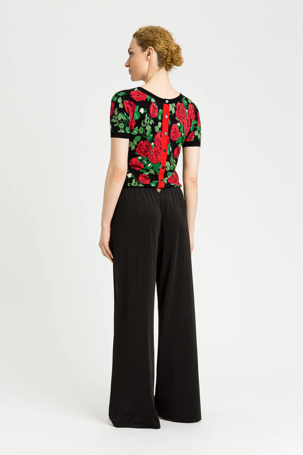 Pantaloni ampi con fascia alta Twinset - immagine 6