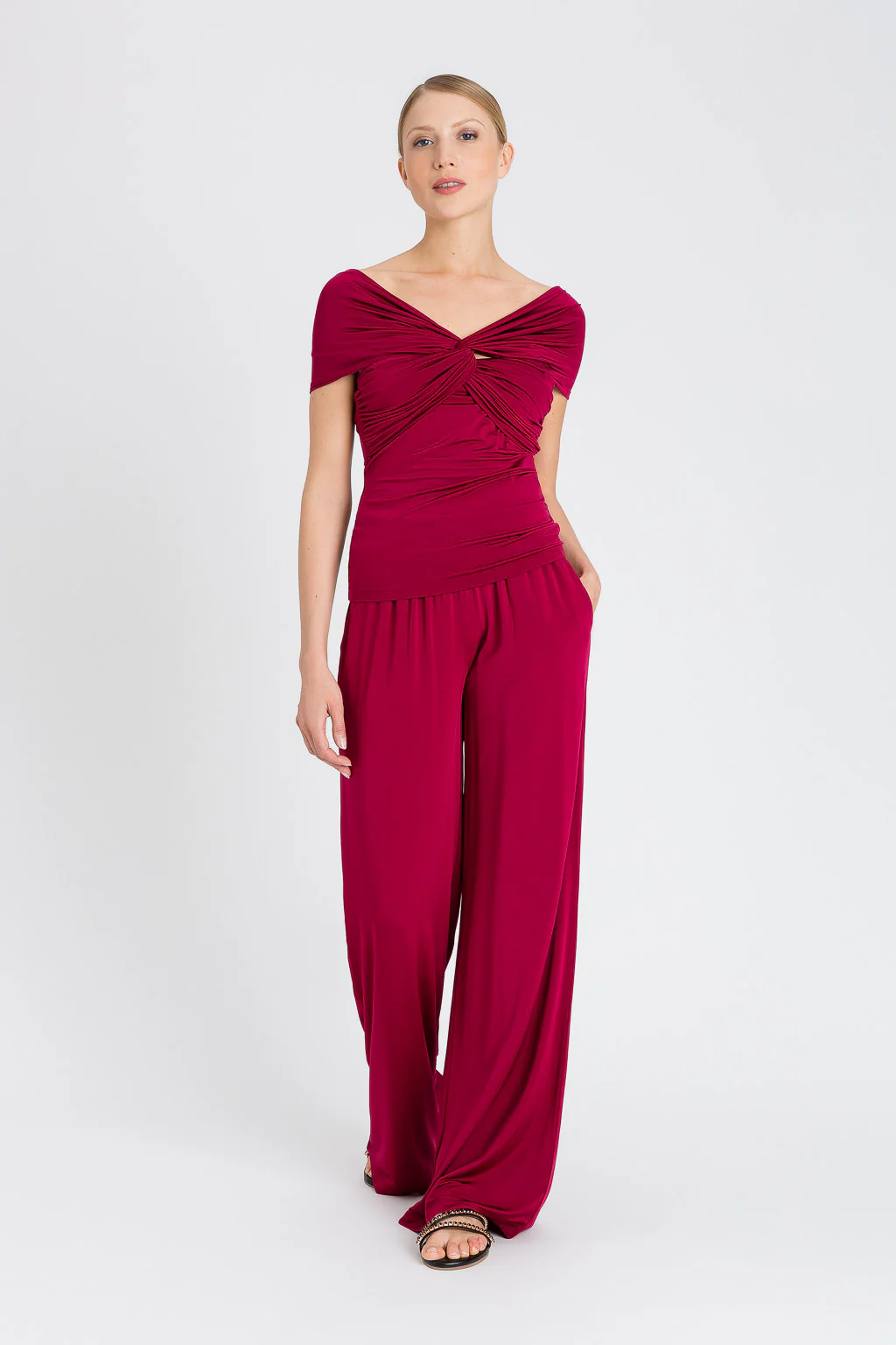 Top fitted con drappeggio TWINSET - immagine 7