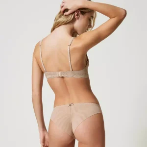 Slip in pizzo e tulle Twinset
