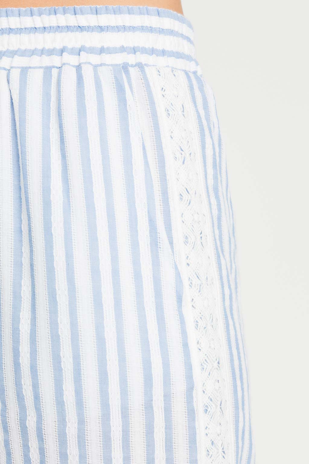 Pantaloni a palazzo jacquard con macramè TWINSET - immagine 6