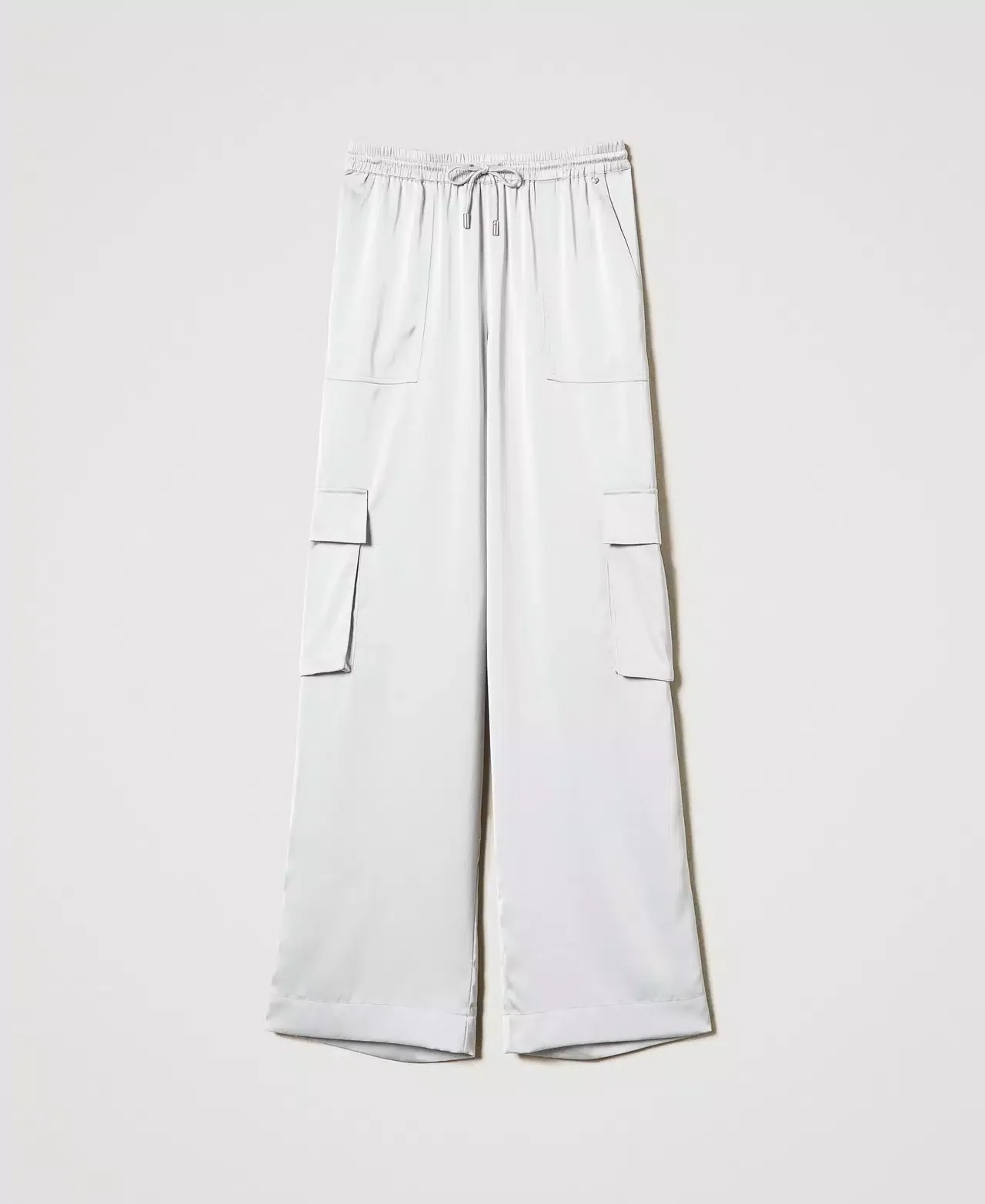Pantaloni cargo in raso TWINSET - immagine 3