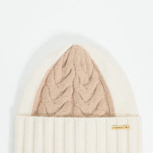 Cuffia in maglia a trecce Twinset