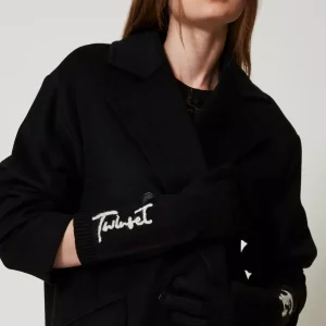 Guanti con perle a fiocco Twinset