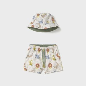 Set MAYORAL per bambino composto da costume modello boxer + cappellino reversibile