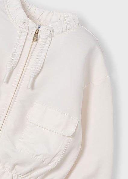 Completo MAYORAL per bambina con legging lungo dorato e t-shirt con volants e glitter - immagine 7