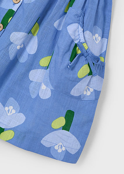 Abitino estivo MAYORAL per bambina color anice con fantasia floreale - immagine 5