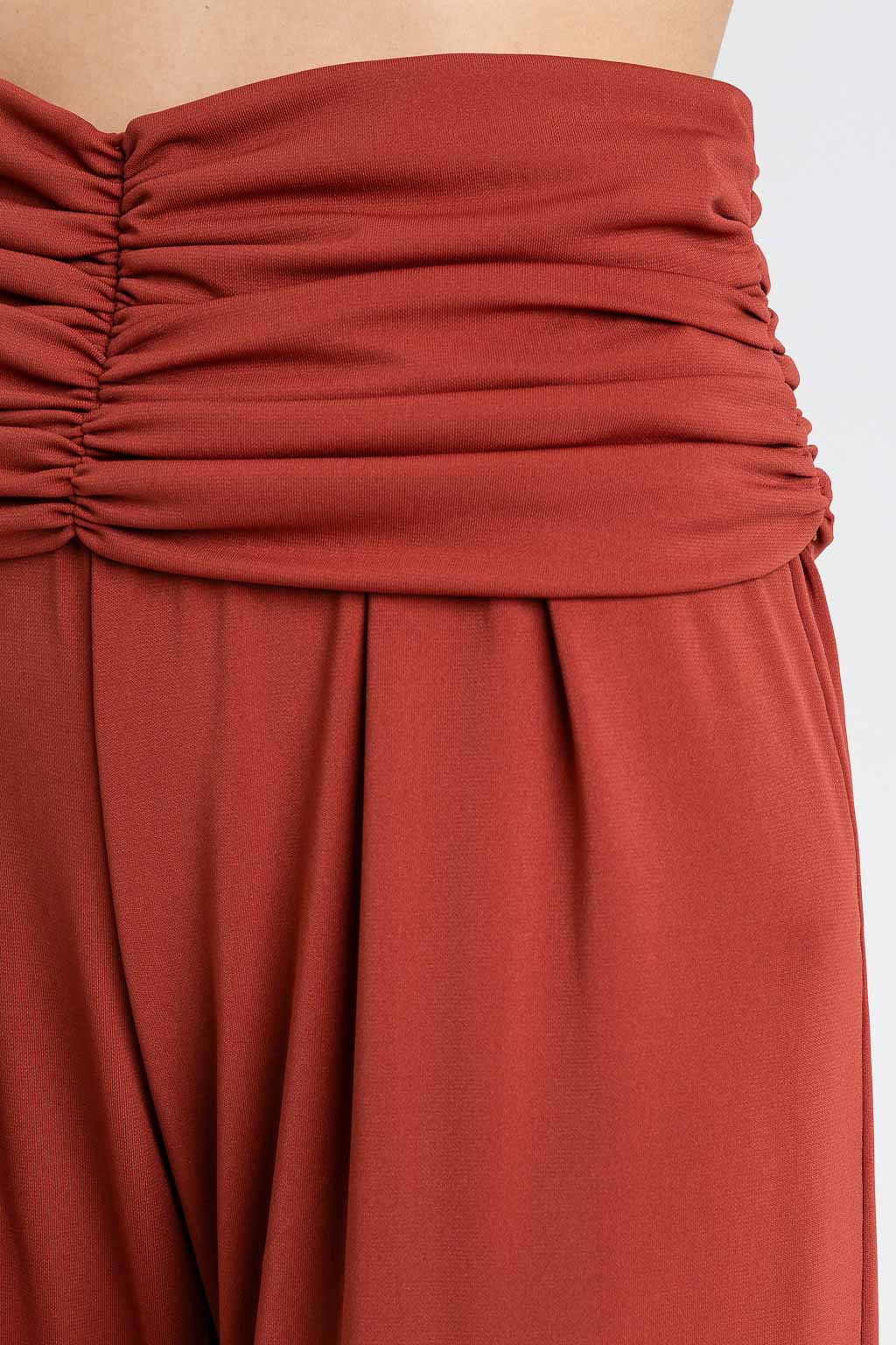 Pantaloni a palazzo con drappeggio Twinset - immagine 8