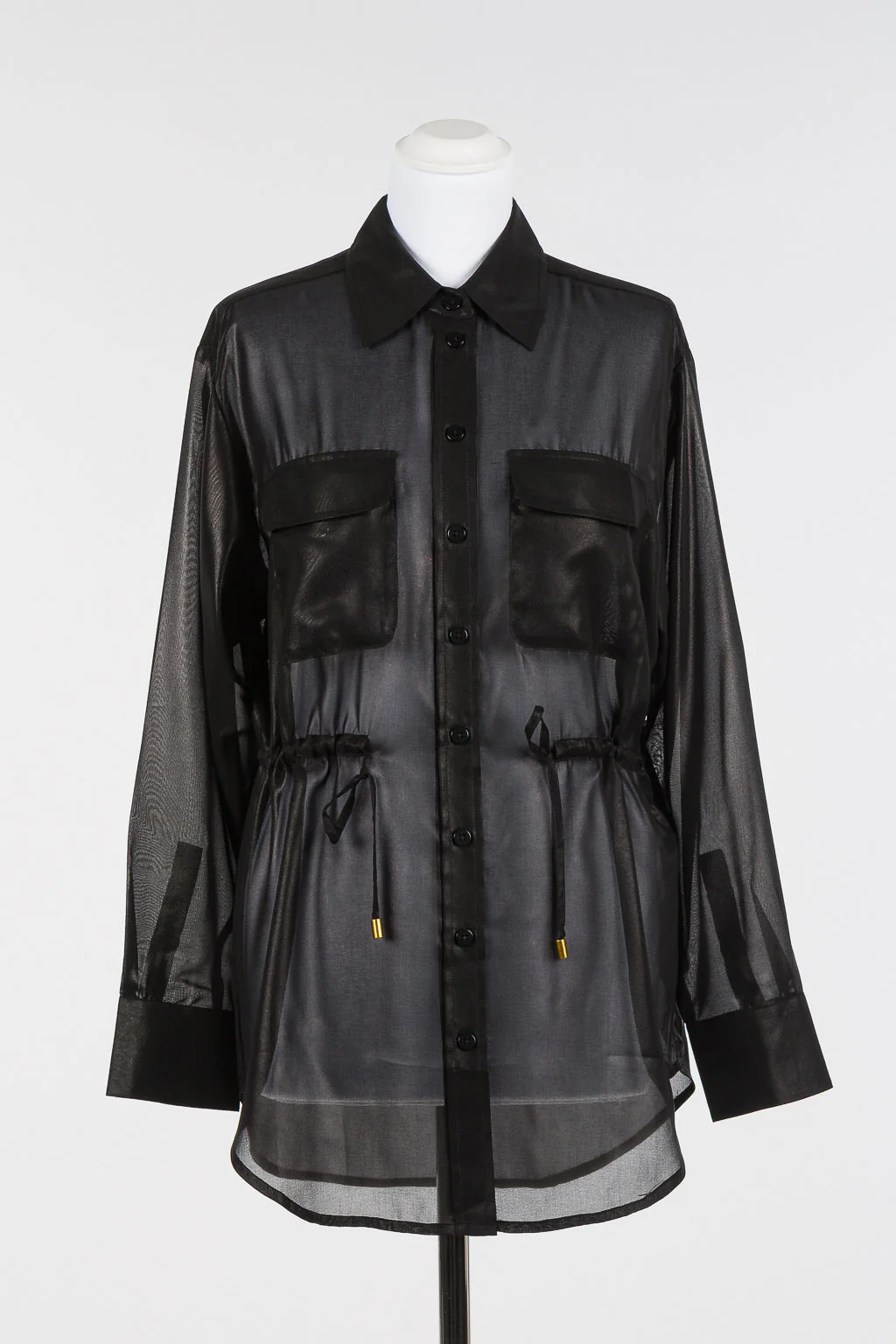 Camicia in georgette laminata Twinset - immagine 8