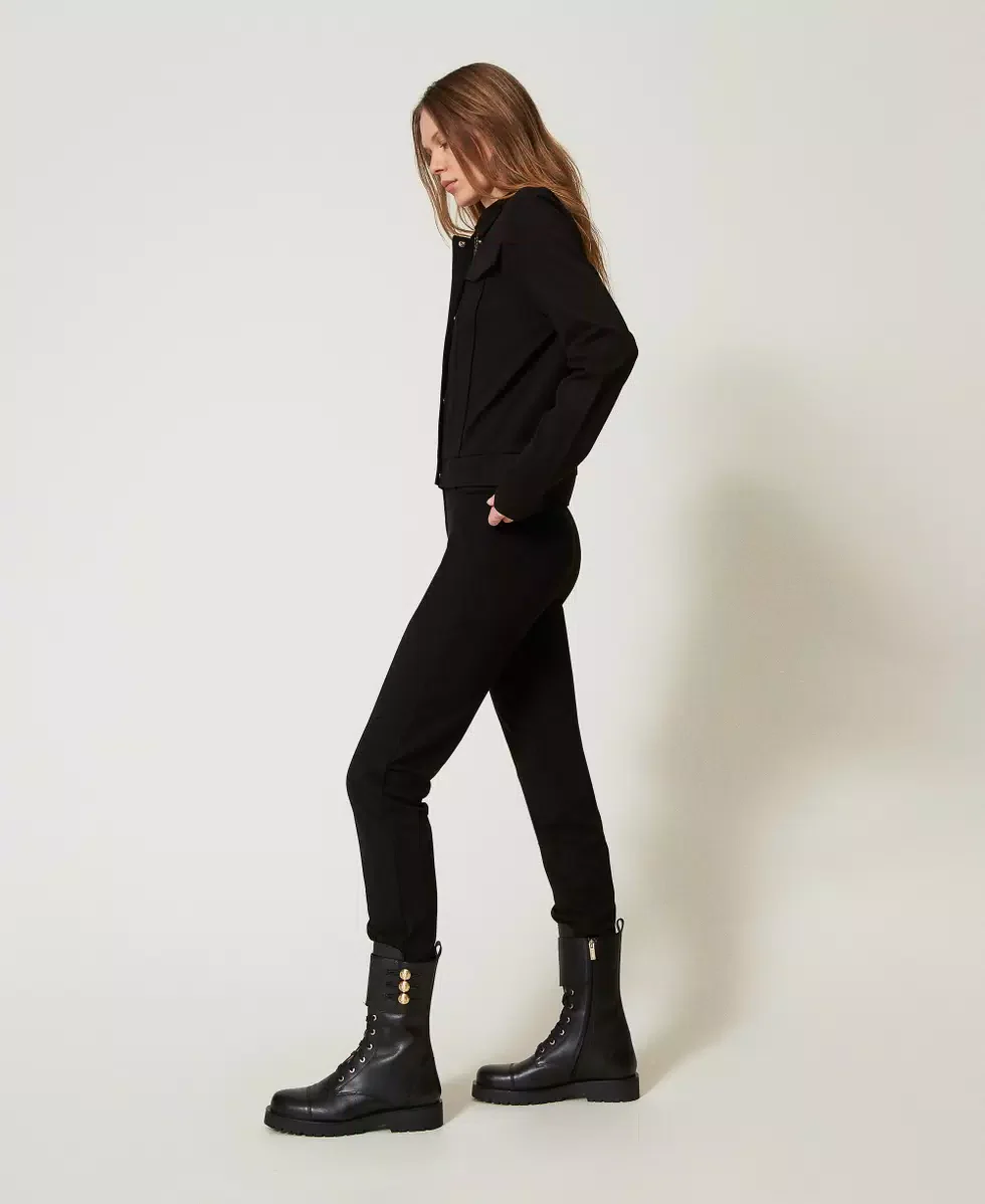 Pantaloni dritti con pinces TWINSET - immagine 3