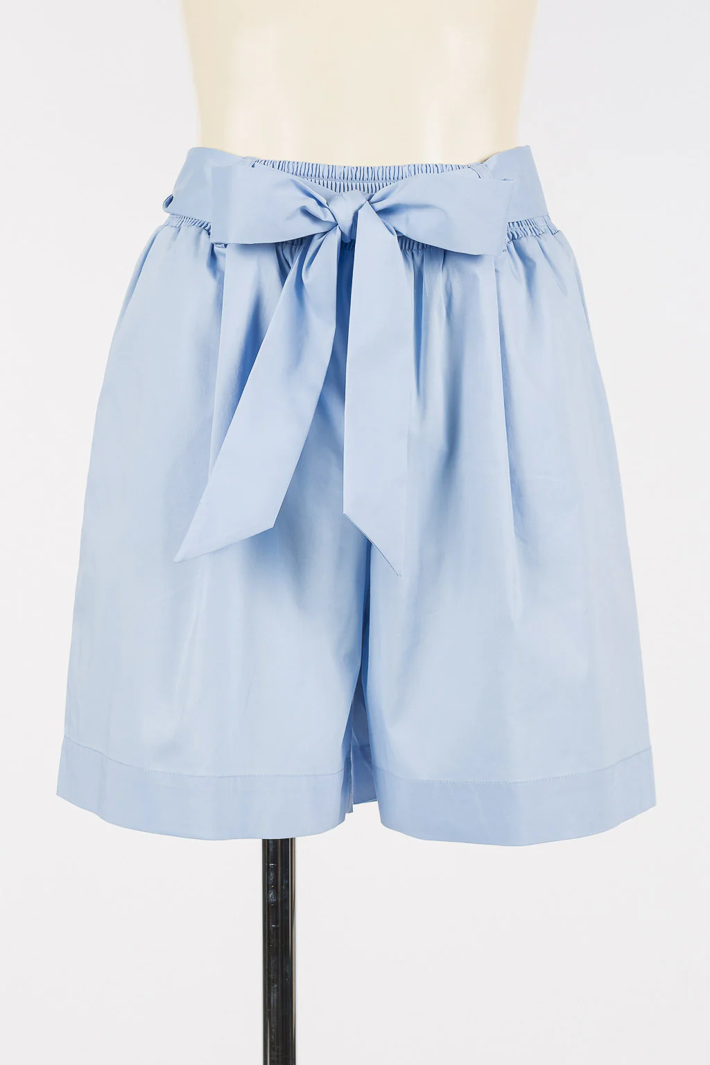 Bermuda in popeline con cintura Twinset - immagine 9