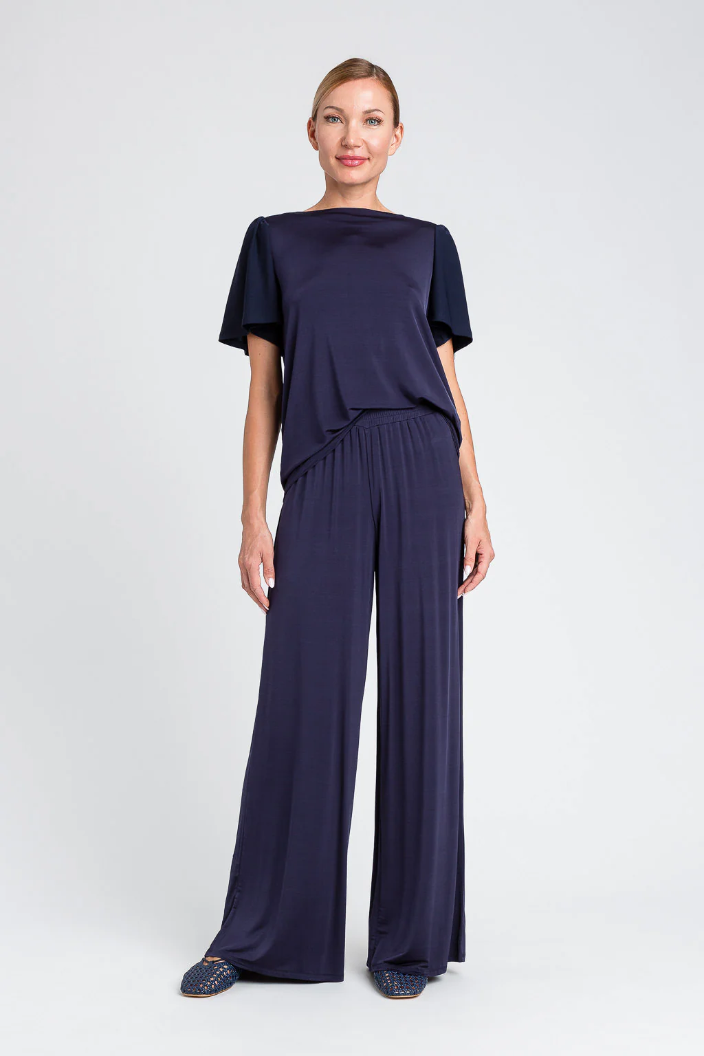 Pantaloni a palazzo in jersey Twinset - immagine 4