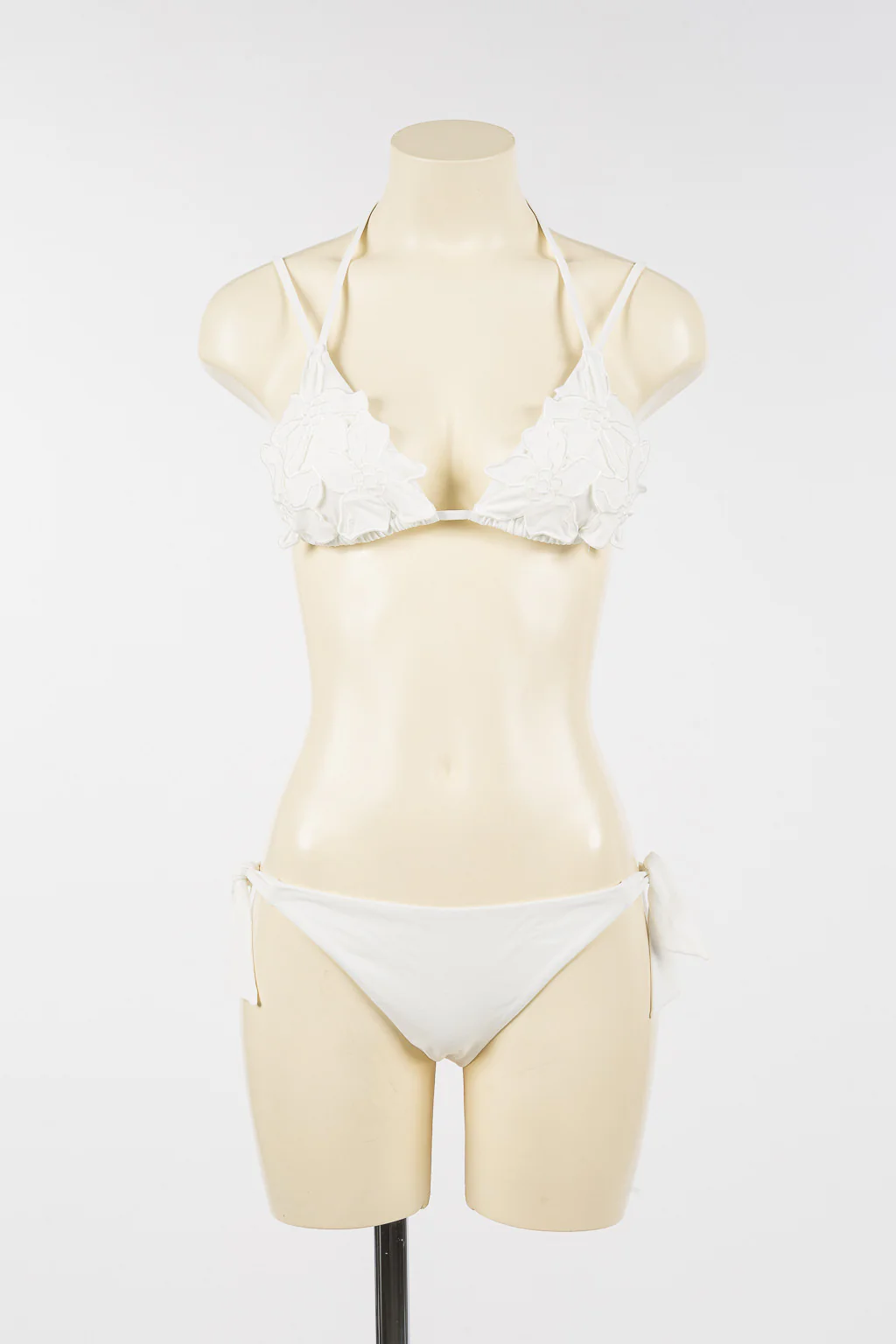 Bikini con triangolo e tanga bianco Twinset - immagine 5