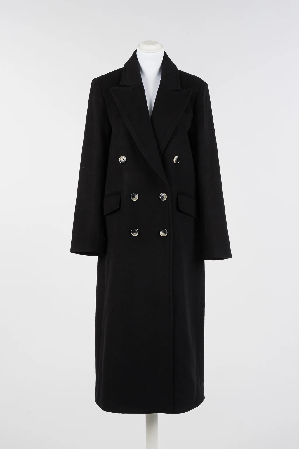 Cappotto doppiopetto in panno spazzolato Twinset - immagine 5