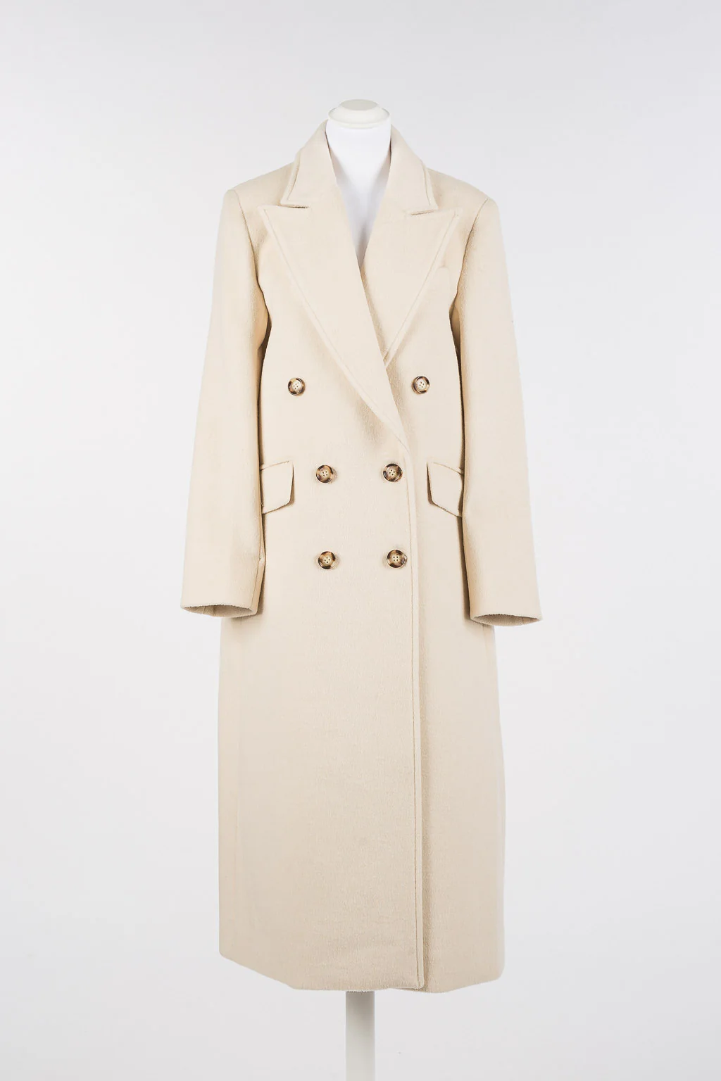 Cappotto doppiopetto in panno spazzolato Twinset - immagine 6