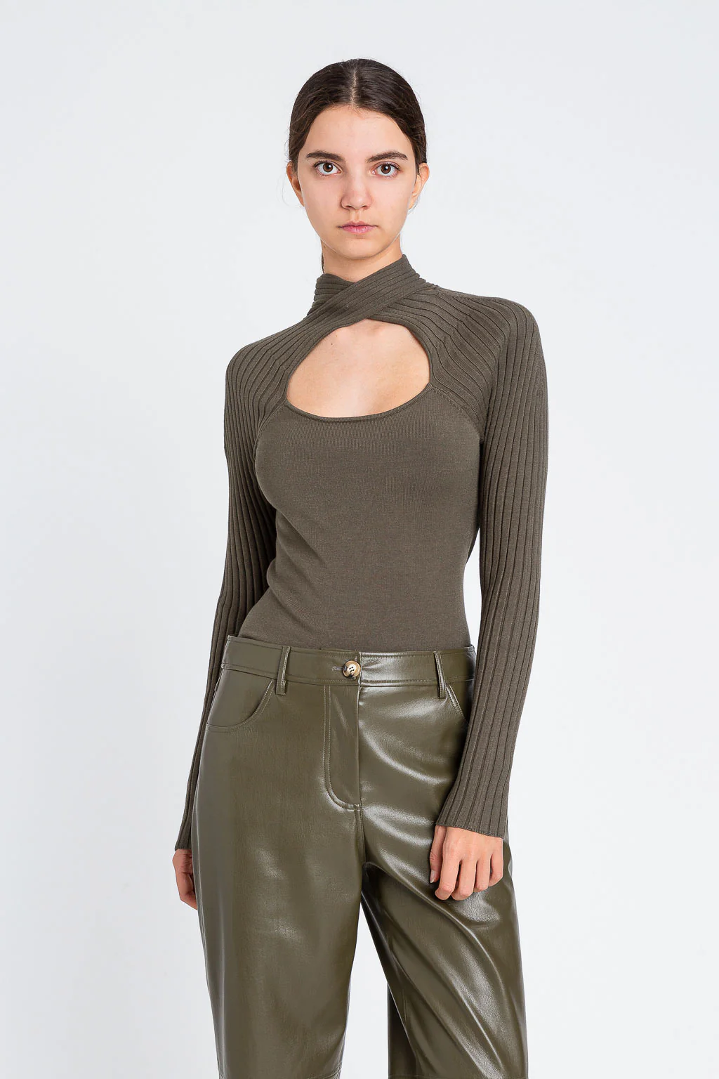 Maglia fitted con cut-out TWINSET - immagine 7