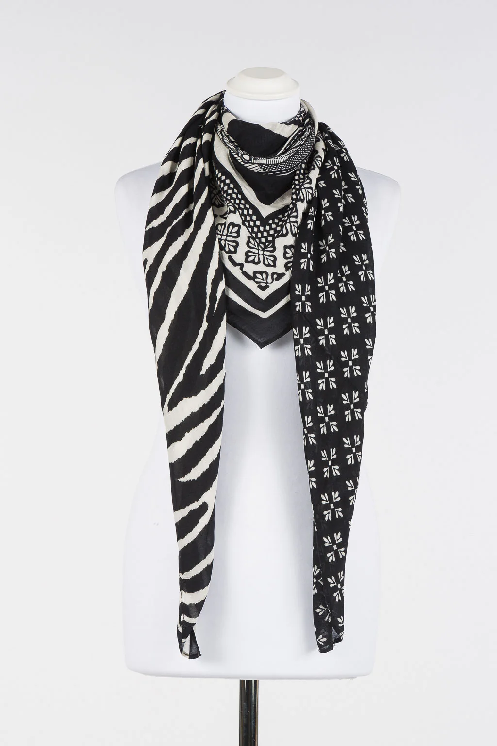 Kefiah con stampa floreale Twinset