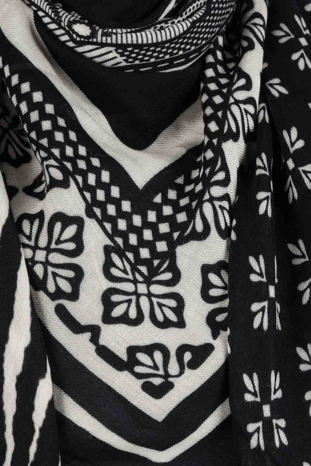 Kefiah con stampa floreale Twinset - immagine 4