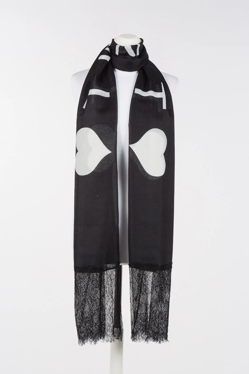 Kefiah con stampa logo Twinset